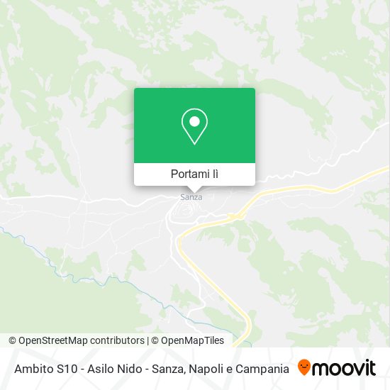 Mappa Ambito S10 - Asilo Nido - Sanza