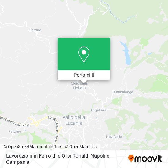 Mappa Lavorazioni in Ferro di d'Orsi Ronald