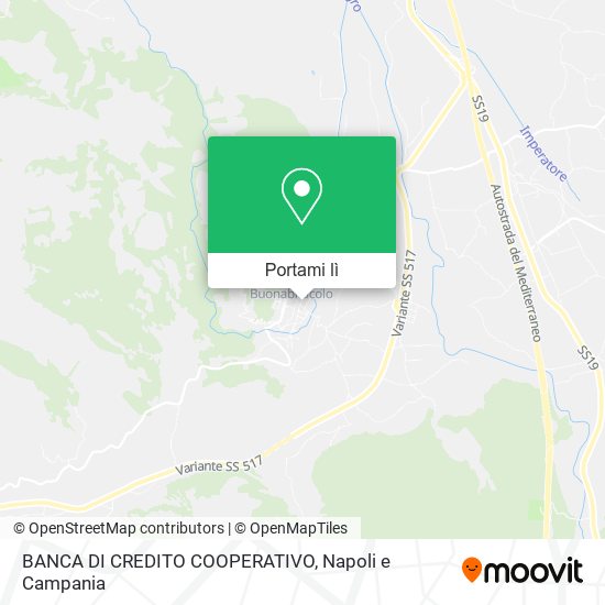 Mappa BANCA DI CREDITO COOPERATIVO