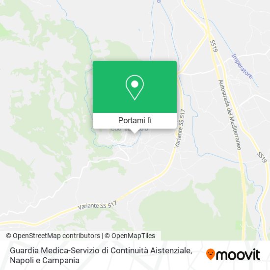 Mappa Guardia Medica-Servizio di Continuità Aistenziale