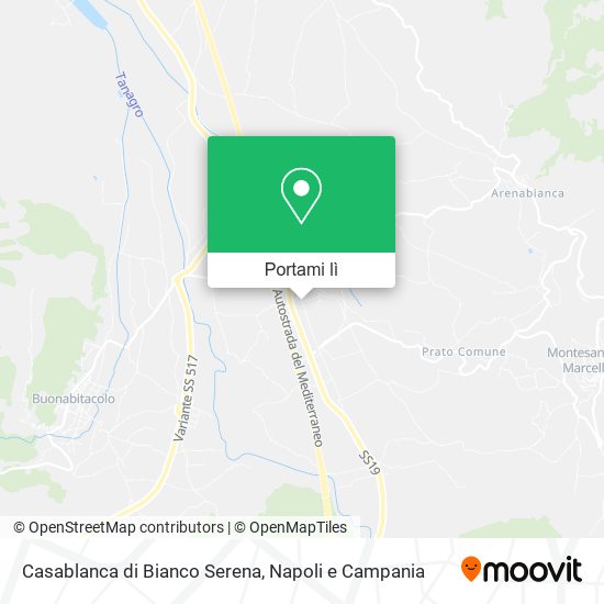 Mappa Casablanca di Bianco Serena