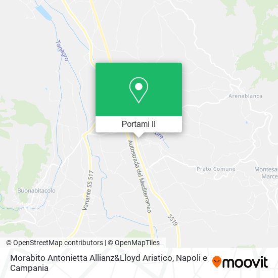 Mappa Morabito Antonietta Allianz&Lloyd Ariatico