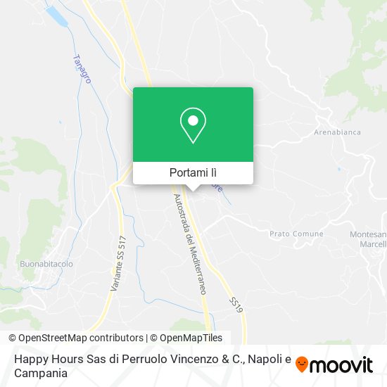 Mappa Happy Hours Sas di Perruolo Vincenzo & C.