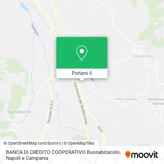 Mappa BANCA DI CREDITO COOPERATIVO Buonabitacolo