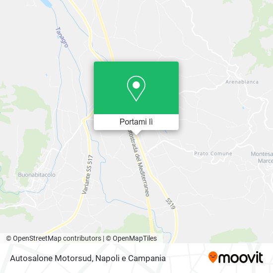 Mappa Autosalone Motorsud