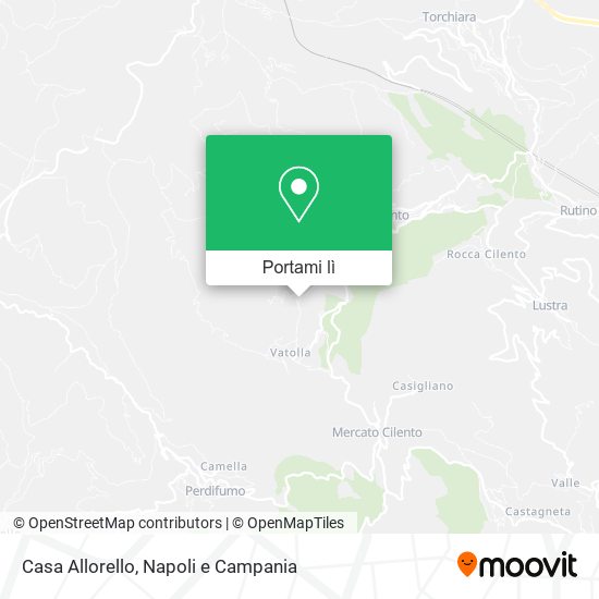Mappa Casa Allorello