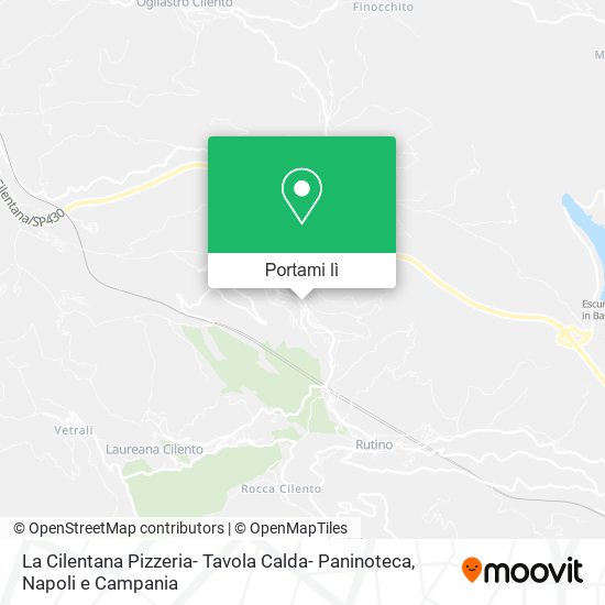 Mappa La Cilentana Pizzeria- Tavola Calda- Paninoteca