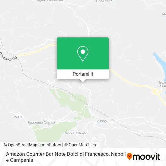 Mappa Amazon Counter-Bar Note Dolci di Francesco