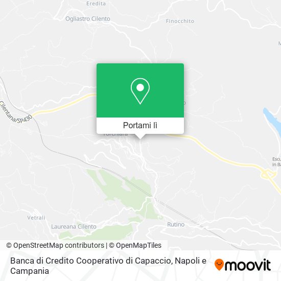Mappa Banca di Credito Cooperativo di Capaccio