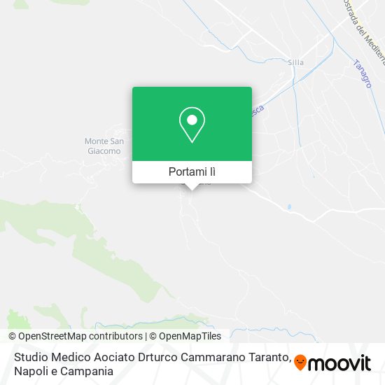 Mappa Studio Medico Aociato Drturco Cammarano Taranto