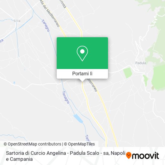 Mappa Sartoria di Curcio Angelina - Padula Scalo - sa