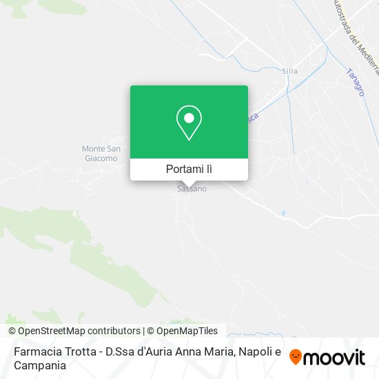 Mappa Farmacia Trotta - D.Ssa d'Auria Anna Maria