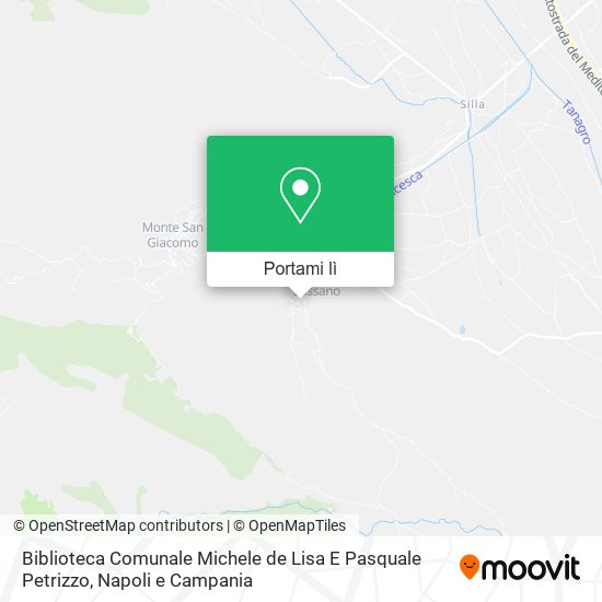 Mappa Biblioteca Comunale Michele de Lisa E Pasquale Petrizzo
