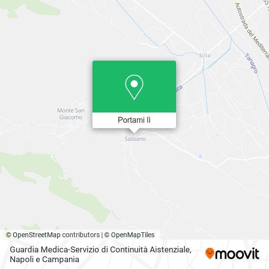 Mappa Guardia Medica-Servizio di Continuità Aistenziale