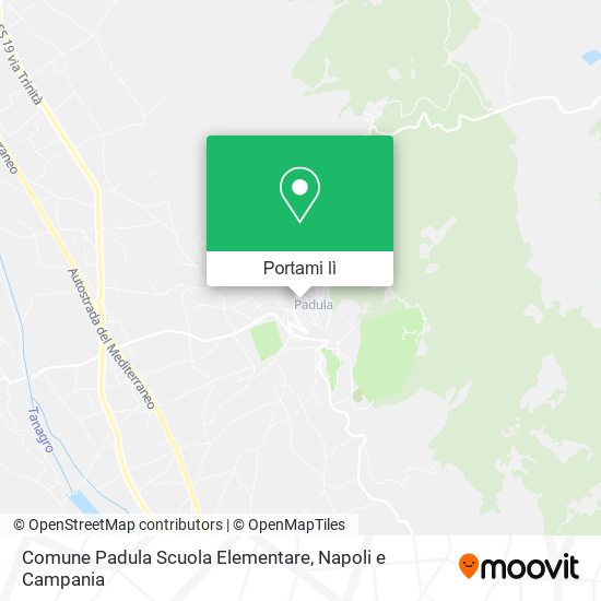 Mappa Comune Padula Scuola Elementare