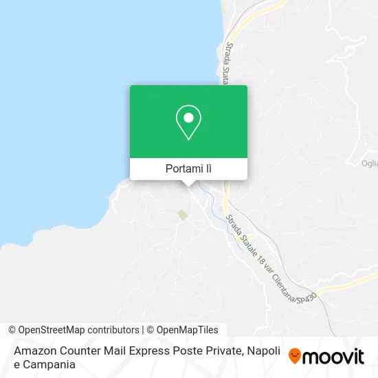 Mappa Amazon Counter Mail Express Poste Private