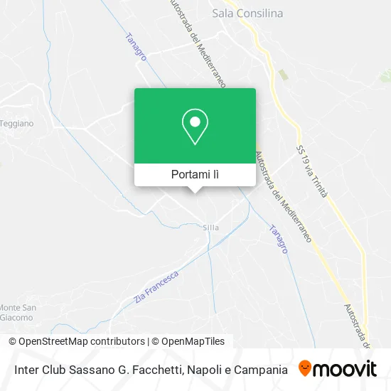 Mappa Inter Club Sassano G. Facchetti