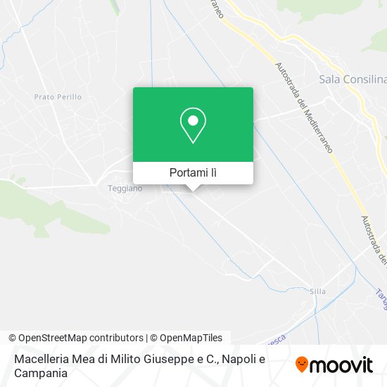 Mappa Macelleria Mea di Milito Giuseppe e C.