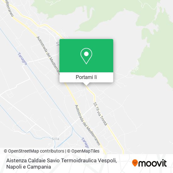 Mappa Aistenza Caldaie Savio Termoidraulica Vespoli