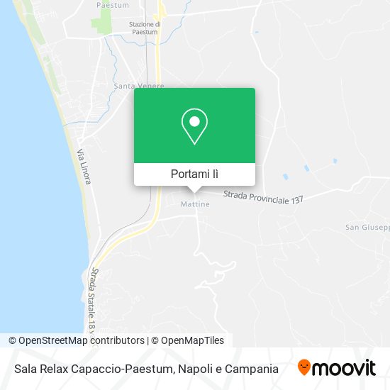 Mappa Sala Relax Capaccio-Paestum