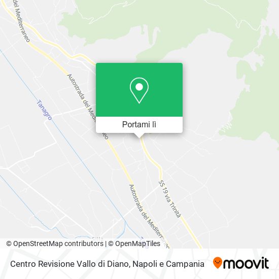 Mappa Centro Revisione Vallo di Diano
