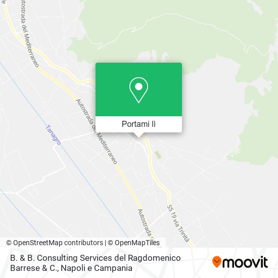 Mappa B. & B. Consulting Services del Ragdomenico Barrese & C.