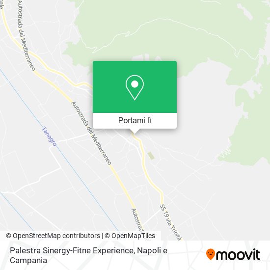 Mappa Palestra Sinergy-Fitne Experience