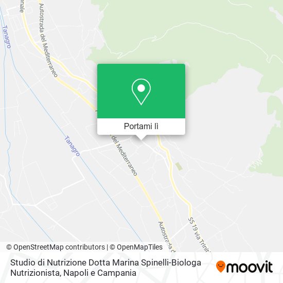 Mappa Studio di Nutrizione Dotta Marina Spinelli-Biologa Nutrizionista
