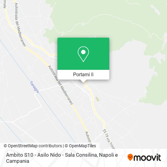 Mappa Ambito S10 - Asilo Nido - Sala Consilina