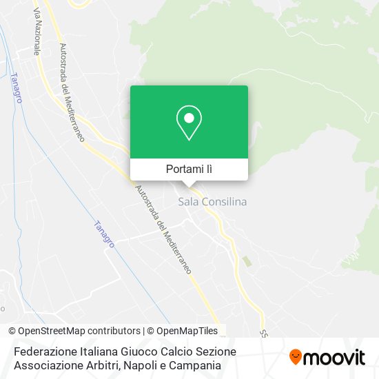 Mappa Federazione Italiana Giuoco Calcio Sezione Associazione Arbitri