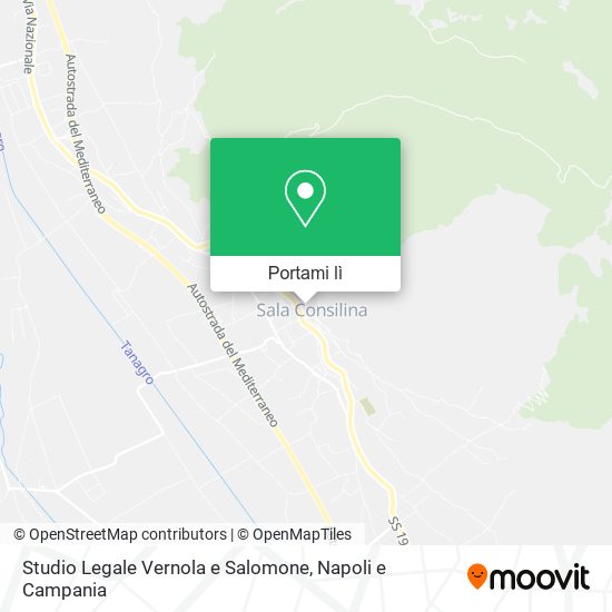 Mappa Studio Legale Vernola e Salomone