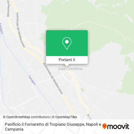 Mappa Panificio il Fornaretto di Tropiano Giuseppe