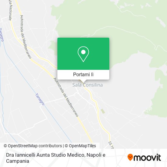 Mappa Dra Iannicelli Aunta Studio Medico