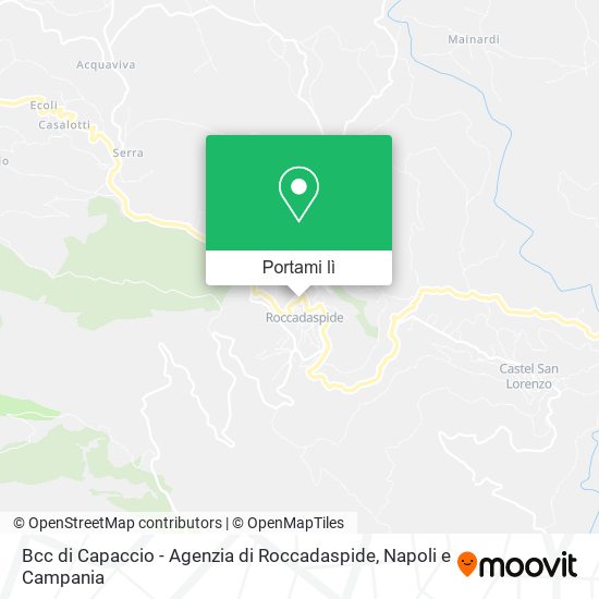 Mappa Bcc di Capaccio - Agenzia di Roccadaspide