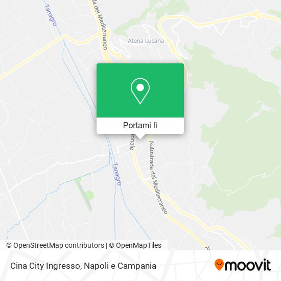 Mappa Cina City Ingresso