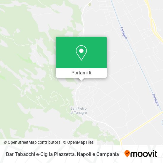 Mappa Bar Tabacchi e-Cig la Piazzetta