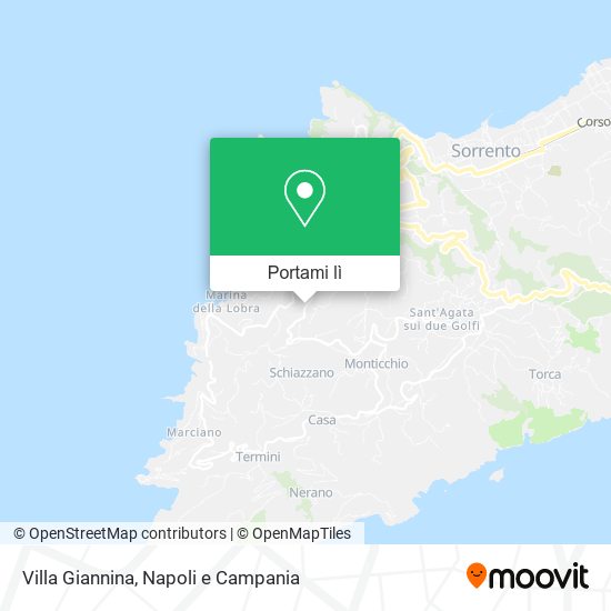 Mappa Villa Giannina