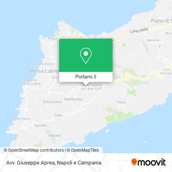 Mappa Avv. Giuseppe Aprea