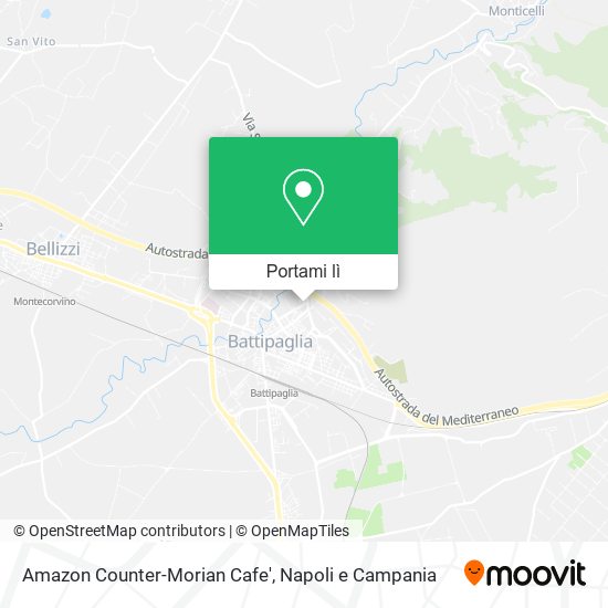 Mappa Amazon Counter-Morian Cafe'