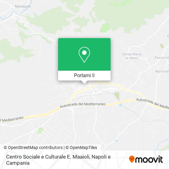 Mappa Centro Sociale e Culturale E. Maaioli