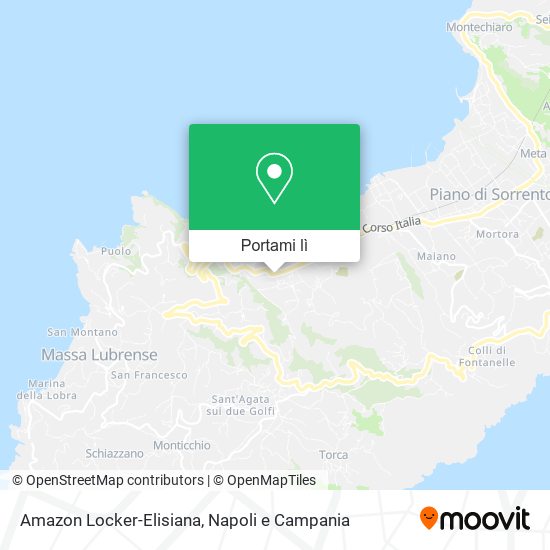 Mappa Amazon Locker-Elisiana