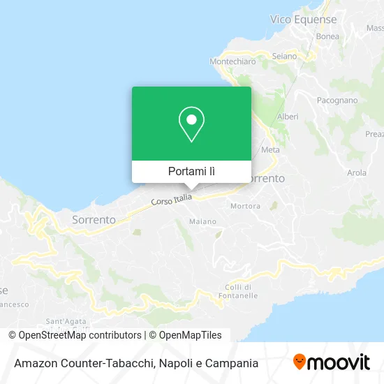 Mappa Amazon Counter-Tabacchi