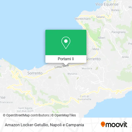 Mappa Amazon Locker-Getullio