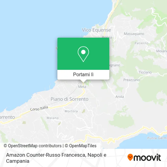 Mappa Amazon Counter-Russo Francesca