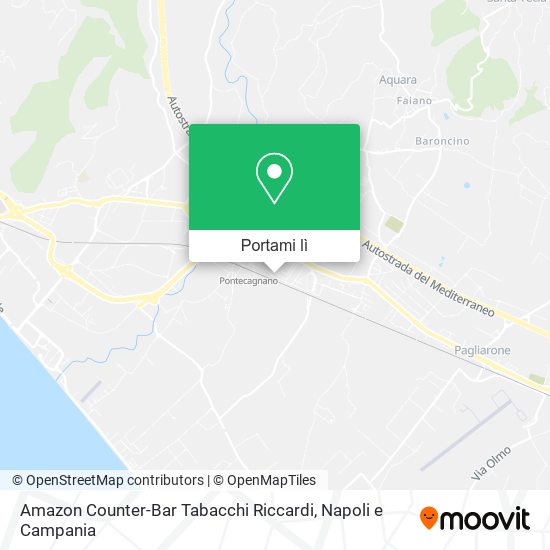 Mappa Amazon Counter-Bar Tabacchi Riccardi