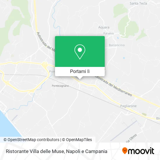 Mappa Ristorante Villa delle Muse