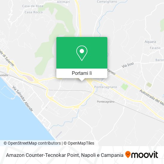 Mappa Amazon Counter-Tecnokar Point