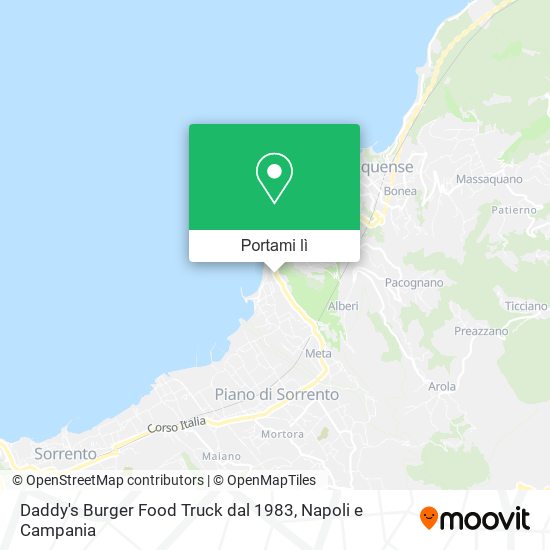 Mappa Daddy's Burger Food Truck dal 1983