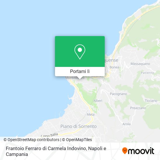 Mappa Frantoio Ferraro di Carmela Indovino