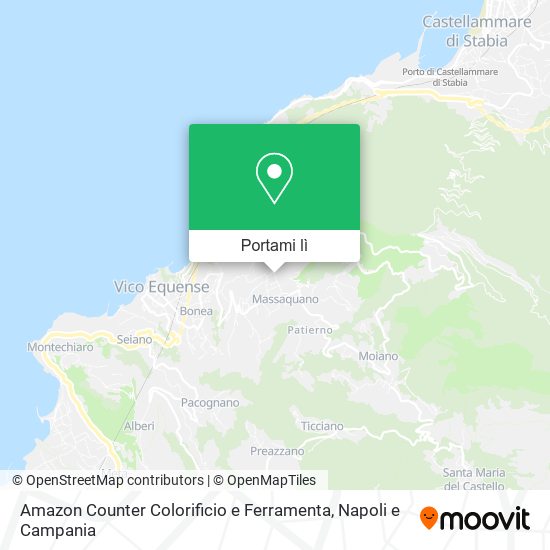 Mappa Amazon Counter Colorificio e Ferramenta